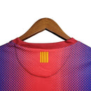 Camisa Retrô Barcelona I 12/13 manga longa - Masculina Nike - Azul com detalhes em vermelho