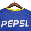 Camisa Retrô Boca Juniors 2003/2004 manga longa - Nike Masculina - Azul com detalhes em amarelo