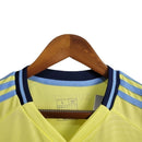 Camisa Seleção Suécia I 24/25 - Torcedor Adidas Masculina - Amarela com detalhes em azul
