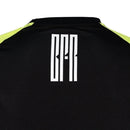 Camisa Botafogo Treino 24/25 - Torcedor Reebok Masculina - Preta com detalhes em cinza e amarelo
