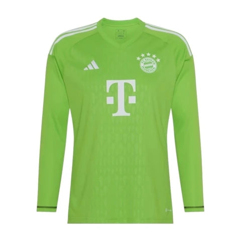 Camisa Bayern de Munique Goleiro III 23/24 manga longa - Torcedor Adidas Masculina - Verde