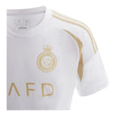 Camisa Al-Nassr III 24/25 - Torcedor Adidas Masculina - Branca com detalhes em dourado