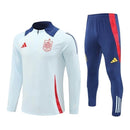 Conjunto Seleção Espanha Treino 24/25 - Masculino Adidas - Azul com detalhes em vermelho