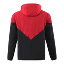 Jaqueta Corta-Vento Manchester United 24/25 - Masculino Adidas - Vermelha e preta