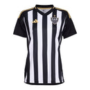 Camisa Atlético Mineiro I 25/26 - Torcedor Adidas Feminina - Preta com listras branca com detalhes em amarelo
