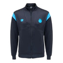 Jaqueta Corta-Vento Grêmio 25/26 - Masculina Umbro - Cinza com detalhes em azul