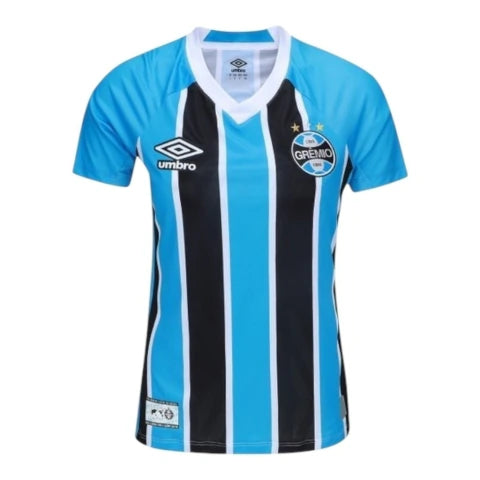 Camisa Grêmio I 25/26 - Torcedor Umbro Feminina - Azul e preta