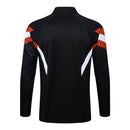 Jaqueta Corta-Vento Flamengo Treino 25/26 - Masculina Adidas - Preta com detalhes em branco e vermelho