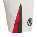 Short Chelsea II 25/26 - Masculino Nike - Branco com detalhes em verde e vermelho