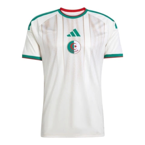 Camisa Seleção Argélia I 26/27 - Torcedor Adidas Masculina - Branca e verde