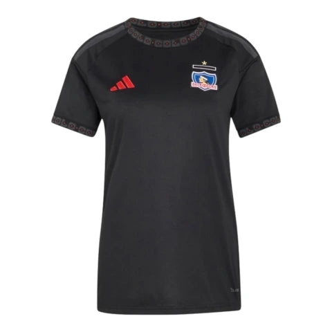 Camisa Colo Colo II 26/27 - Torcedor Adidas Feminina - Preta