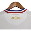 Camisa Fortaleza II 24/25 - Torcedor Leão Masculina - Branca com detalhes em azul e vermelho