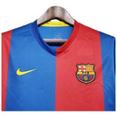 Camisa Retrô Barcelona I 06/07 manga longa - Masculina Nike - Azul e vermelha