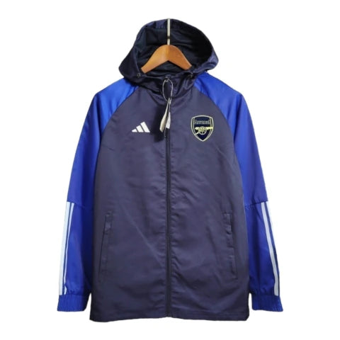 Jaqueta Corta-Vento Barcelona 23/24 - Masculina Adidas - Azul