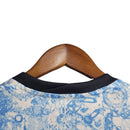 Camisa Seleção de Portugal II 24/25 - Torcedor Nike Feminina - Branca com detalhes em azul
