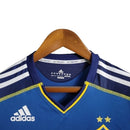 Camisa Retrô La Galaxy II 2011/2012 manga longa - Adidas Masculina - Azul com detalhes em branco e amarelo