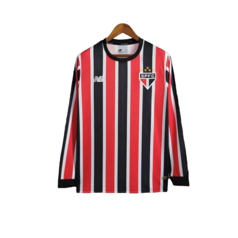 Camisa São Paulo II 24/25 manga longa - Torcedor New Balance Feminina - Tricolor