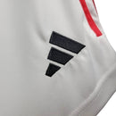 Short Flamengo 24/25 - Masculino Adidas - Branco com detalhes em vermelho