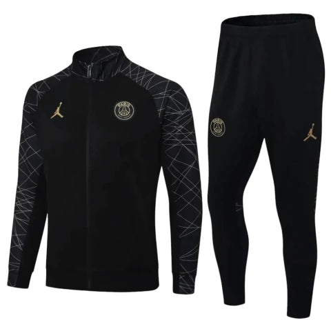 Conjunto Paris Saint-Germain 23/24 - Masculino Jordan - Preto
