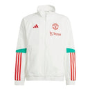 Jaqueta Corta-Vento Manchester United Treino 23/24 - Masculina Adidas - Branca