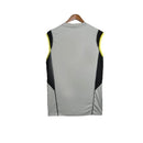 Camisa Regata Flamengo Treino 24/25 - Torcedor Adidas Masculina - Cinza com detalhes em preto e amarelo