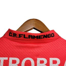 Camisa Retrô Flamengo I 1994/1995 manga longa - Masculina Umbro - Vermelha com listras pretas