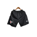 Shorts São Paulo 23/24 - Masculino Adidas - Preto com detalhes em branco e vermelho
