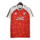 Camisa Retrô Arsenal I 90/92 - Masculina Adidas - Vermelha e branca
