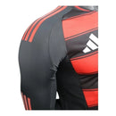 Camisa Flamengo I 25/26 manga longa - Jogador Adidas Masculina - Vermelha e preta