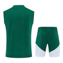 Kit Treino adulto - Camisa e Shorts - Seleção Itália Adidas 26/27 - Branco e verde