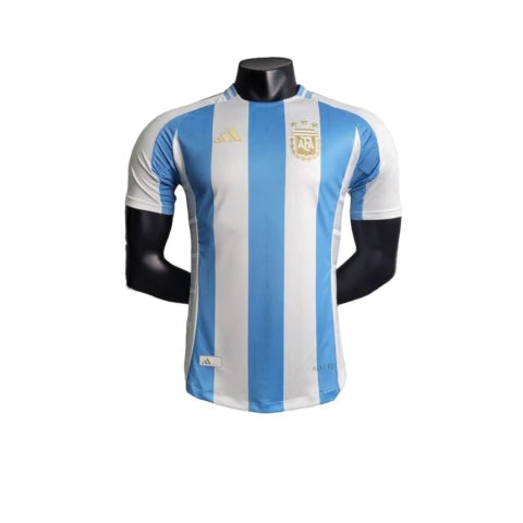 Camisa Seleção Argentina I 24/25 - Jogador Adidas Masculina - Branca e azul