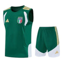 Kit Treino adulto - Camisa e Shorts - Seleção Itália Adidas 26/27 - Branco e verde