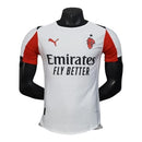 Camisa AC Milan II 25/26 - Jogador Puma Masculina - Branca com detalhes em vermelho e preto