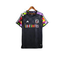 Camisa Japão Treino 24/25 - Torcedor Adidas Masculina - Preta com detalhes multicoloridas