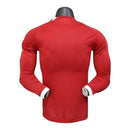 Camisa Liverpool I 25/26 manga longa - Jogador Adidas Masculina - Vermelha com detalhes em branco