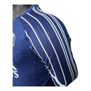 Camisa Paris Saint-Germain Treino 25/26 manga longa - Jogador Jordan Masculina - Azul com detalhes em branco