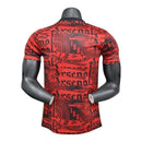 Camisa Arsenal Pré-jogo 25/26 - Jogador Adidas Masculina - Vermelha com detalhes em preto