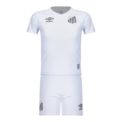 Kit Infantil Santos I 25/26 - Umbro - Branco