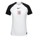 Camisa Corinthians I 25/26 - Torcedor Nike Feminina - Preta e branca