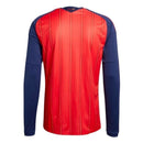 Camisa Seleção Espanha I 26/27 manga longa - Torcedor Adidas Masculina - Vermelha e azul