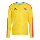 Camisa Seleção Colômbia I 26/27 manga longa - Torcedor Adidas Masculina - Amarela