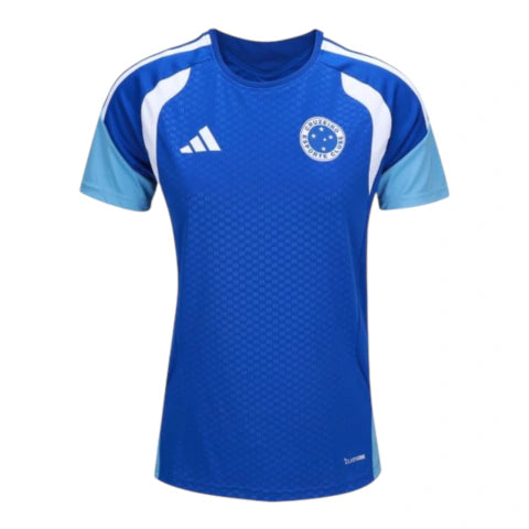 Camisa Cruzeiro Treino 26/27 - Torcedor Adidas Feminina - Azul