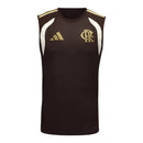 Camisa regata Flamengo Treino 26/27 - Torcedor Adidas Masculina - Marrom