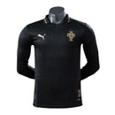 Camisa Seleção Portugal Edição especial Pantera Negra 26/27 manga longa - Jogador Puma Masculina - Preta