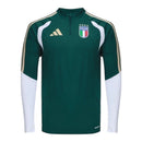 Camisa Seleção Itália Treino 26/27 manga longa - Torcedor Adidas Masculina - Verde e branca
