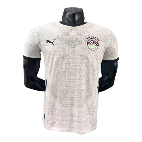 Camisa Seleção Egito II 26/27 - Jogador Puma Masculina - Branca com detalhes em cinza