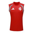 Camisa regata Internacional Treino 26/27 - Torcedor Adidas Masculina - Vermelha e cinza