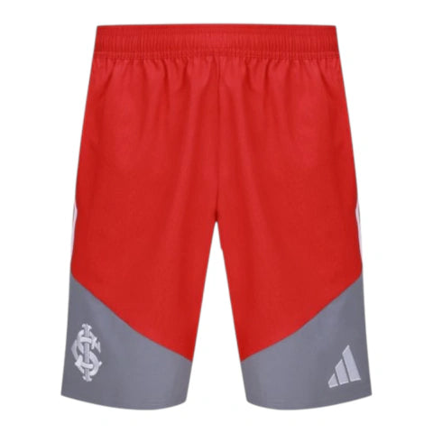 Short Internacional Treino 26/27 - Masculino Adidas - Vermelho e cinza