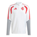 Camisa Internacional Treino 26/27 manga longa - Torcedor Adidas Masculina - Branca e cinza