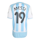 Camisa Retrô Seleção Argentina BringBack I Messi 2006 - Masculina Adidas - Azul e branca